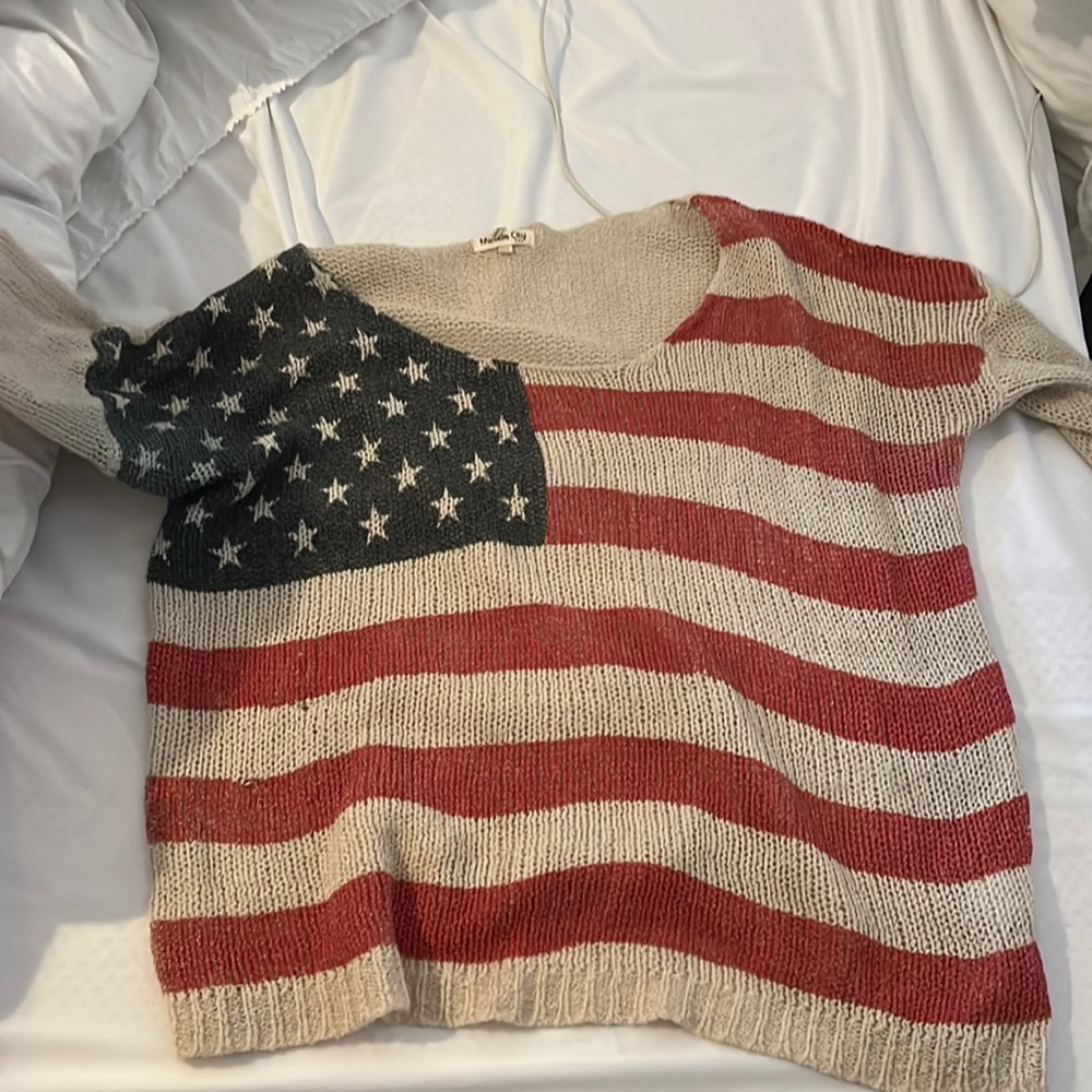 American flag sweater